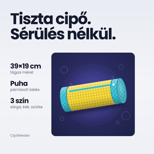 Tiszta cipő, sérülés nélkül – a mosógépben is